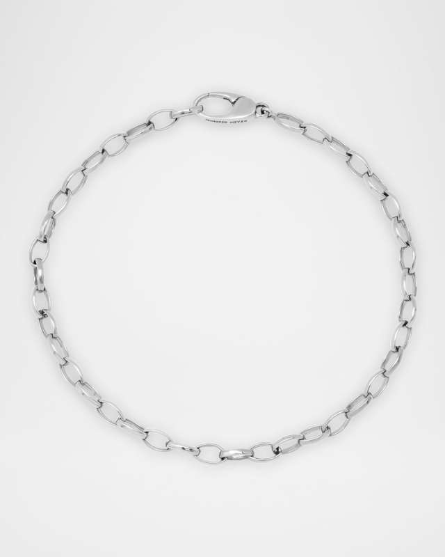 Edith 18K White Gold Chain-Link Bracelet